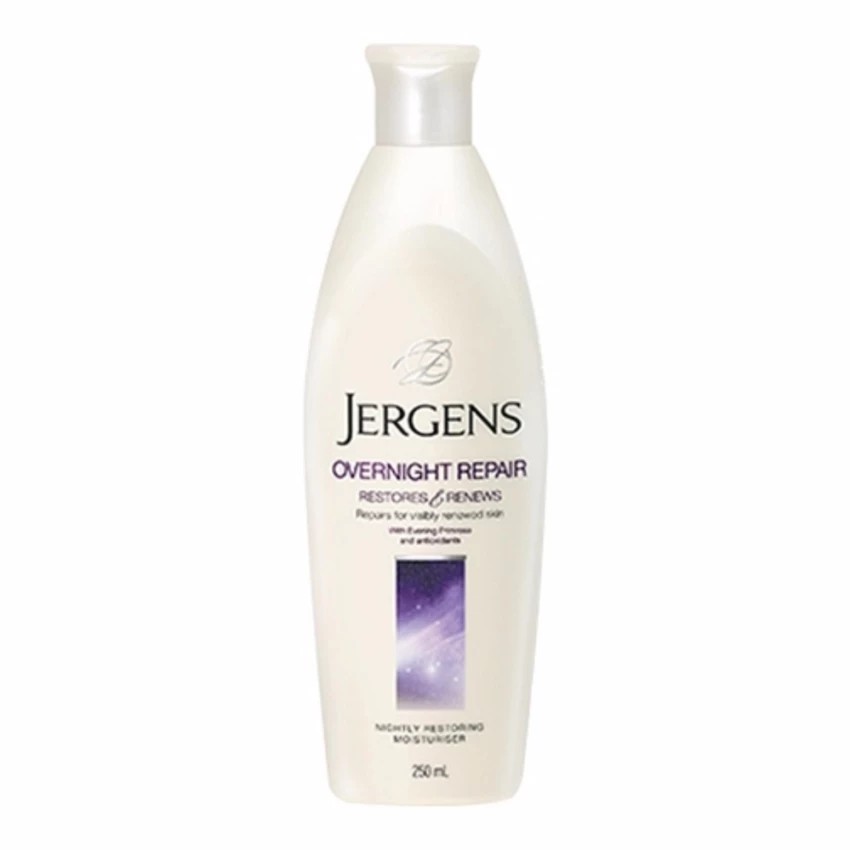 เจอร์เก้น โลชั่นทาผิว บอดี้โลชั่น โลชั่นบำรุงผิวกาย สูตร Overnight Repair ขนาด 250 มล. Jergens x 1 ข