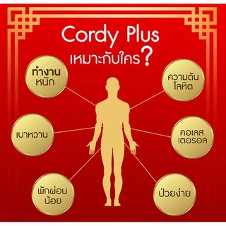 Cordy Plus คอร์ดี้ พลัส ถั่งเช่า อ.วิโรจน์ 1 กล่อง