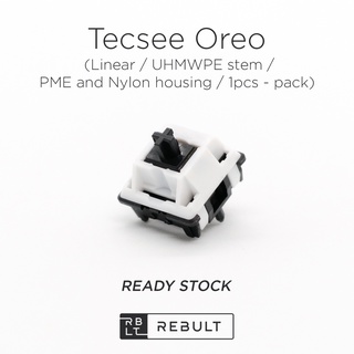 Tecsee Oreo (UHMWPE Linear Stem) สวิตช์เชิงกล สําหรับคีย์บอร์ดเชิงกล