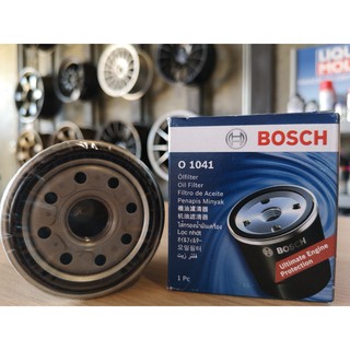 Bosch O1041 กรองน้ำมันเครื่อง Toyota Altis อัลติส (01-10), Vios วีออส (01-16), Yaris ยาริส 1.5 (06-12), Avanza (06-18)