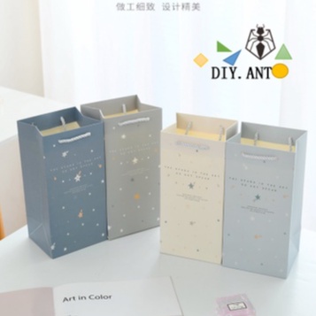 DIY ถุงของขวัญ ถุงกระดาษน่ารัก ใส่ของรับไหว้ ทรงตั้ง