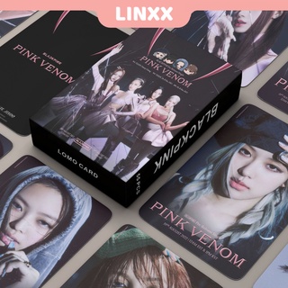 Linxx โปสการ์ด อัลบั้ม BlackPink VENOM Kpop สีชมพู 55 ชิ้น