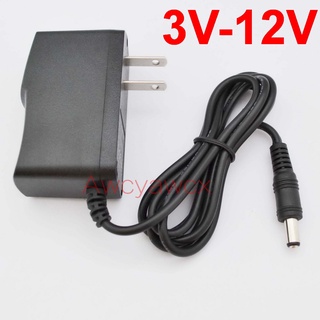 อะแดปเตอร์พาวเวอร์ซัพพลาย AC adapter DC 3V 4.5V 5V 6V 7.5V 8V 9V 10V 12V 0.5A 500mA 1A 2A 1000mA power supply 5.5mm*2.1mm Z5