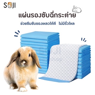 [พร้อมส่ง] แผ่นรองฉี่กระต่าย ซึบซับน้ำดี ขนาด 33*45 cm