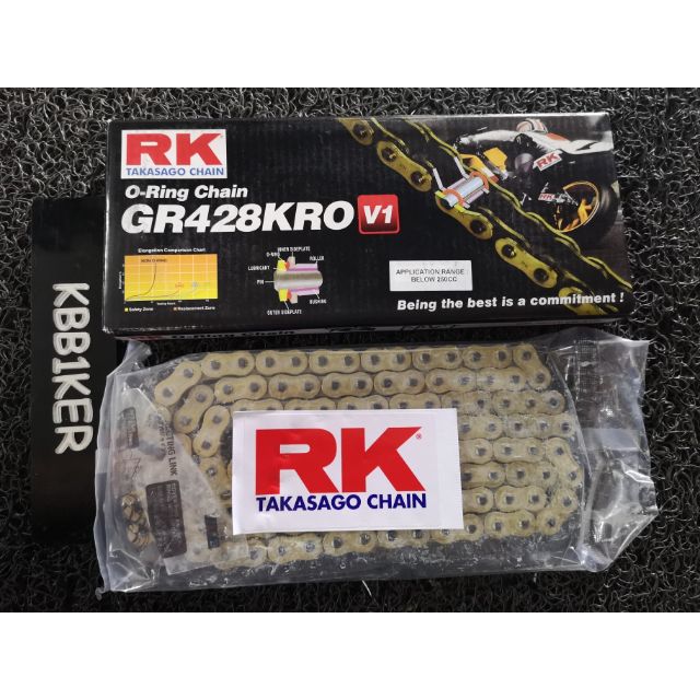 RK Oring Chian 428 KRO Gold