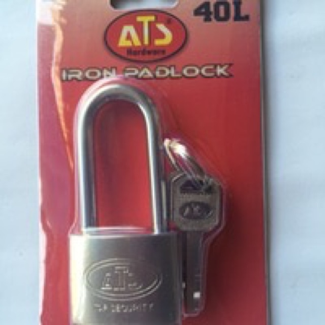 กุญแจ ATS 40MM L. คอยาว เหล็ก ทนทาน แข็งแรง จัดส่งที่รวดเร็ว