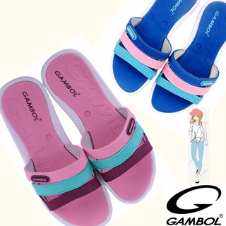รองเท้าแตะแบบสวมผู้หญิง รองเท้าแตะผู้หญิง ทรงสูง gambol 42127