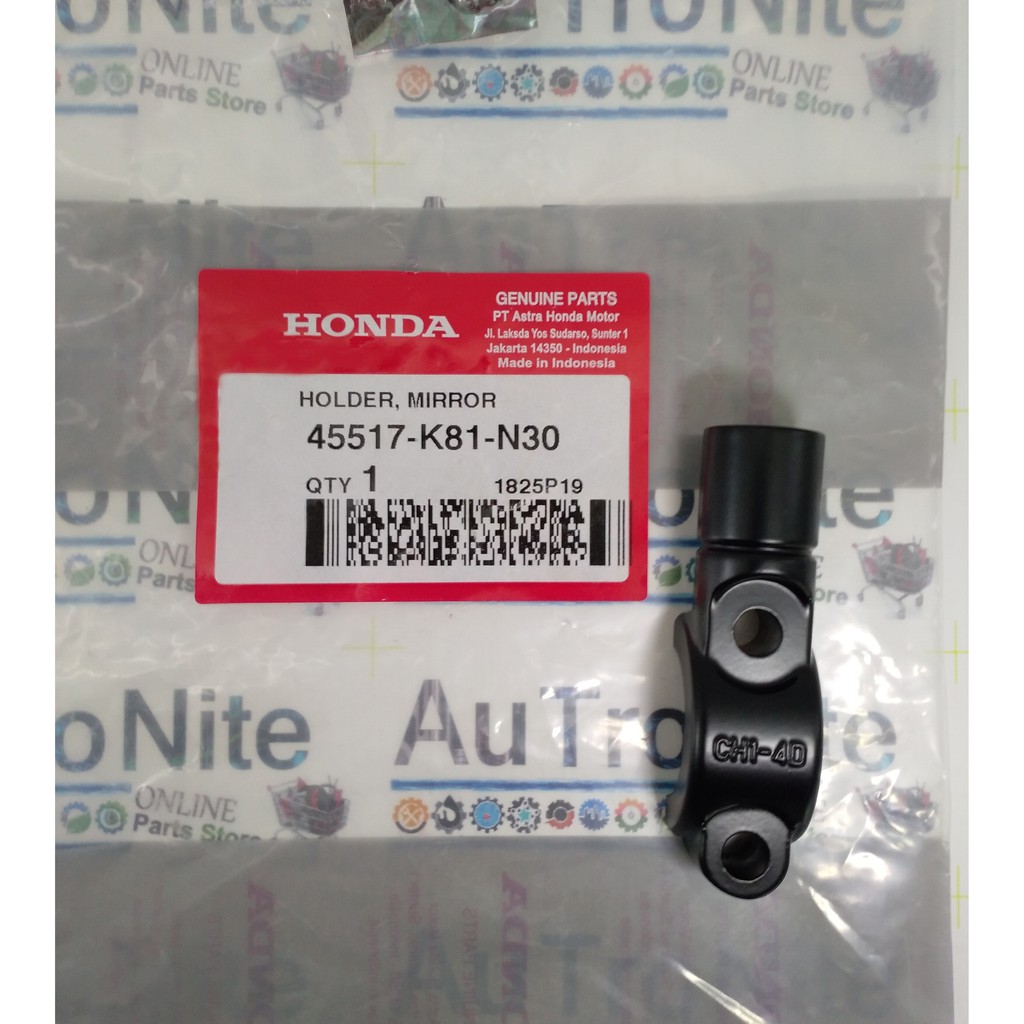 ผู้ถือ Master กระบอกวงเล็บกระจก 45517-K81-N30 Original Honda Genio Beat Street Scoopy Vario Giorno 1