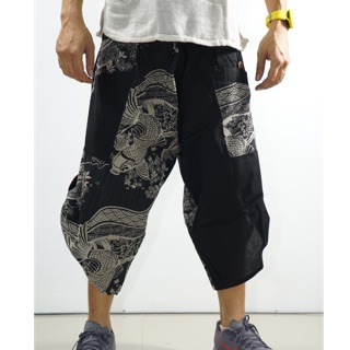 Samurai Pants กางเกงซามูไรเอวยางยืด