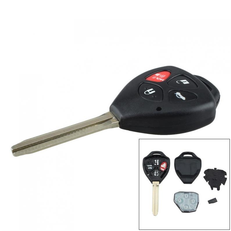 รีโมตกุญแจรถยนต์ 4 ปุ่ม 314MHz แบบเปลี่ยน พร้อมชิป 67 HYQ12BBY สําหรับ Toyota RAV4 Camry 2006-2010 ราคา ถูกที่สุด ดีลบีเคเค