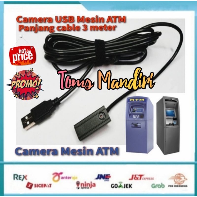 MESIN Mini ATM Machine Camera ปลั๊ก USB / กล้อง ATM Cctv 3 เมตร
