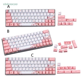 Vivi 73 คีย์ Oem Pbt แป้นพิมพ์คีย์บอร์ด Pbt สไตล์เกาหลีญี่ปุ่น