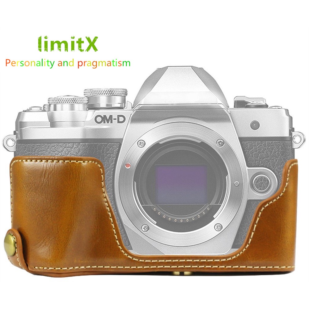 เคสกระเป๋าใส่กล้อง หนัง Pu สําหรับ Olympus PEN-F EM5II EM10 OM-D E-M5III E-M10 Mark II III IV E-PL10 E-PL9 E-PL8 E-PL7