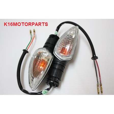 ไฟเลี้ยว ไฟเลี้ยวหน้า รุ่น M-SLAZ,R15 ซ้าย-ขวา (สายไฟสั้น)(ใส) # 4621-255-LRZD # ยี่ห้อ HMA