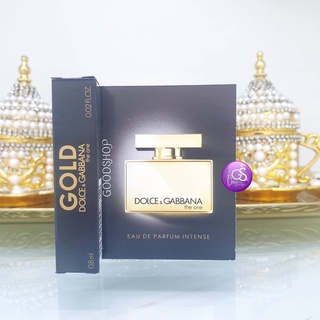 Gold Dold &amp; Gabbana The one 0.8ml. น้ำหอม หัวสเปรย์ ขนาดทดลอง