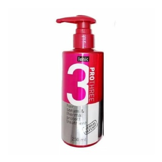 IONIC Pro3 hair serum ไอออนิค โปร ทรี เซรั่ม แอนด์ เทอร์มอล โปรเท็ค ทรีทเม้นท์ 250มล.