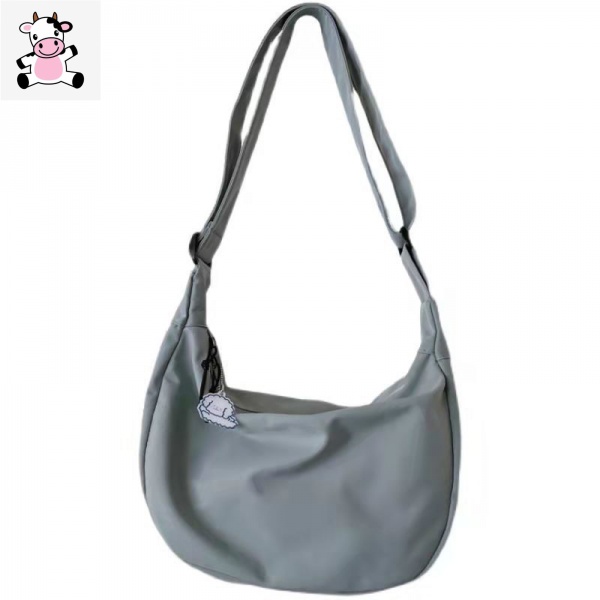 ญี่ปุ่นฮาราจูกุสาวสีทึบนุ่มสาวกระเป๋าสะพายเกาหลี-styleinssimple Messenger Bag (ไม่มีจี้))