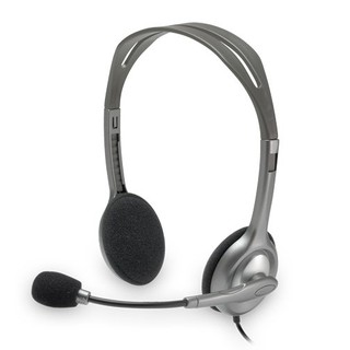 LOGITECH Stereo Headset H110 AP (สายแจ๊คไมค์และหูฟังแยกกัน) (981-000459)