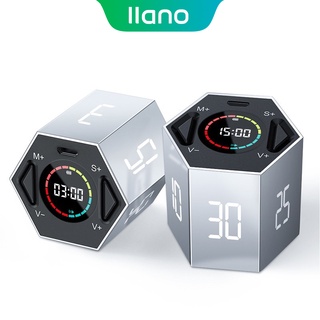 llano Ticktime ตัวจับเวลา timer  นาฬิกาจับเวลานาฬิกาจับเวลาดิจิตอล Led สําหรับทํางานออกกําลังกาย นาฬิกาจับเวลาในครัว