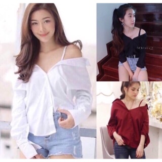 เสื้อเชิ้ต เปิดไหล่