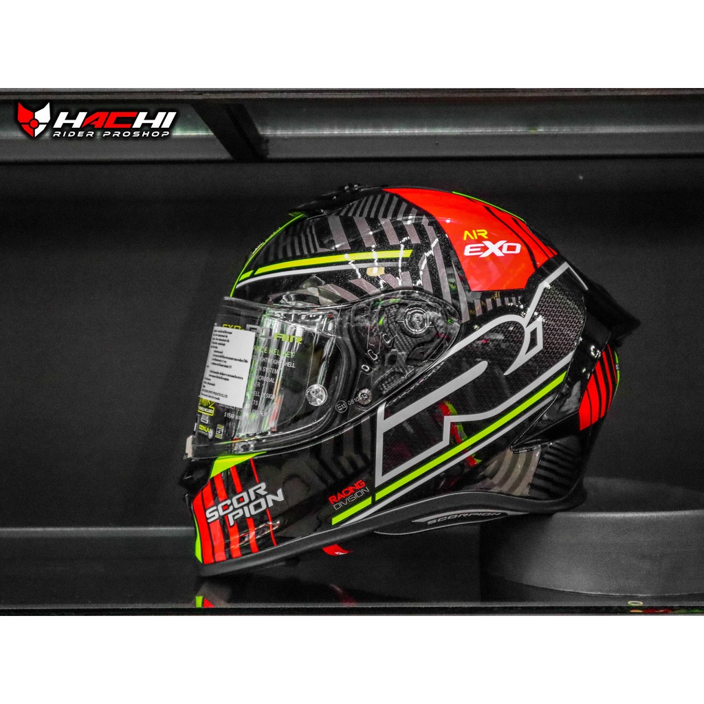 SCORPION EXO R1 AIR - Victory Black/Silver/Red