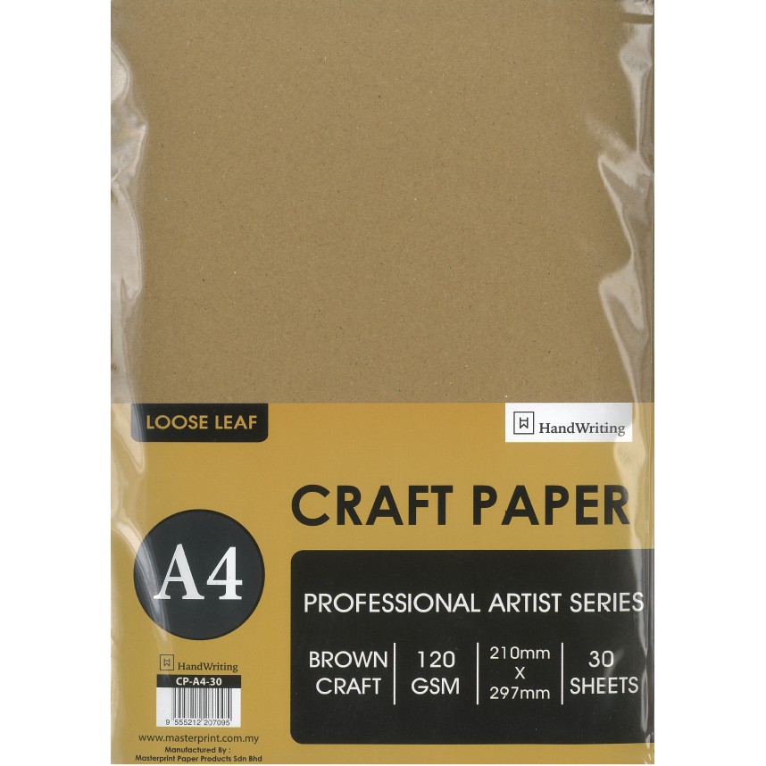 Masterprint A4 Craft Paper 30s/pkt - CP-A4-30