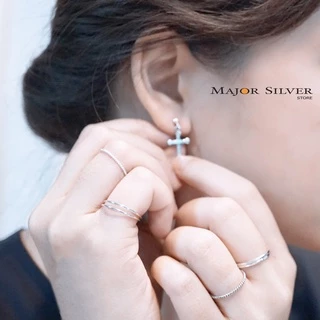 รวมแหวนขนาดเล็กมินิมอล มินิใจ น่ารักๆ แมทซ์ง่ายใส่ได้หลายโอกาส แหวนเงินแท้92.5% Major Silver