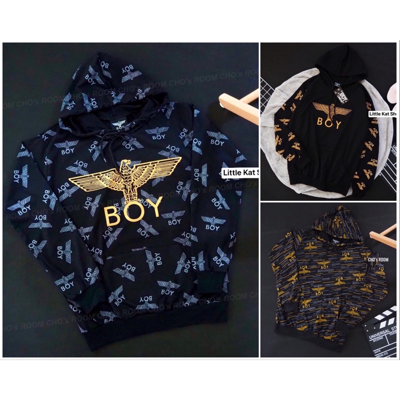 แท้จริงเสื้อยืดคอกลม สกีนลาย Boy London Shopee Thailand