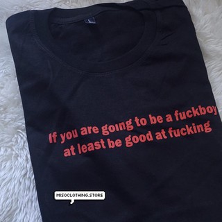 "fuckboy" เสื้อยืดสกรีน สวมใส่สบาย