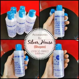 [สูตรเข้มข้น ล้างสะอาดที่สุด] น้ำยาล้างเครื่องประดับ เงิน ทอง นาค ทองไมครอน สายนาฬิกา สแตนเลส สูตรเข้มข้น