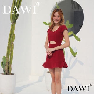 concave dress เดรส แฟชั่น โชว์หน้าท้อง  แบรนด์ DAWI