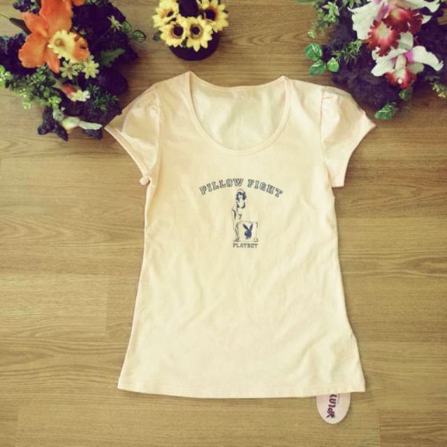 เสื้อยืดPlayboy ของแท้