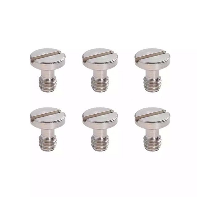 Metal Universal 1/4 Screws Without Handle For Quick Release Monopod Plate Camera Tripod