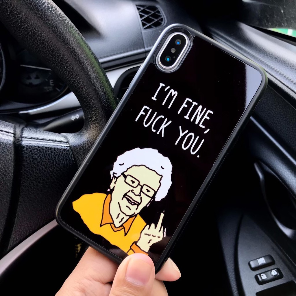 เคสHuawei Y9 Y7 Honor Mate20  P30 P20 Nova GR5 ลาย I'M FINE มีทุกรุ่น สั่งได้ค่ะ