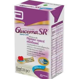 Glucerna SR Triple Care กลูเซอน่า ชนิดกล่องขนาด 230 ml. สินค้าหมดอายุ 04/2024