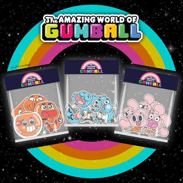 แพ็กสติ๊กเกอร์ GUMBALL ที่น่าทึ่ง