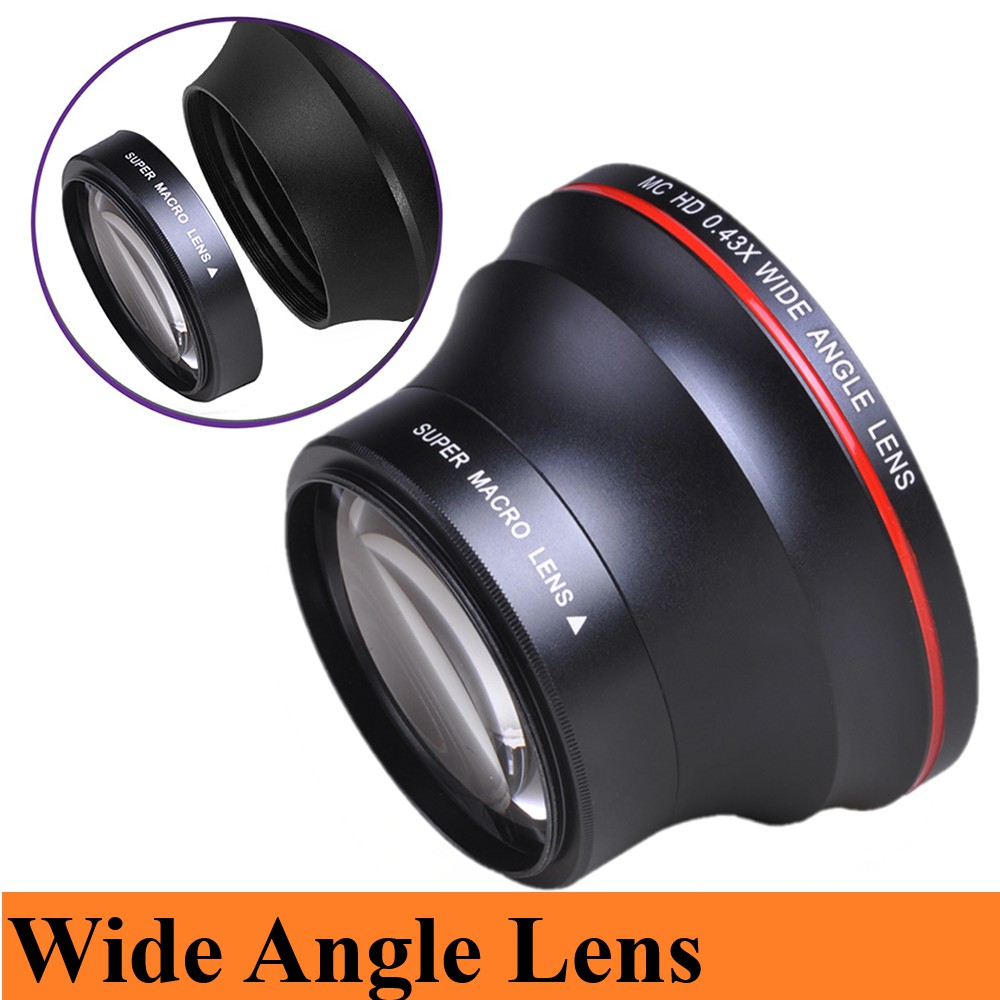 Objectif Grand Angle 0.43x HD + Macro Pour Sony A35 / SLT-A35K - Neuf