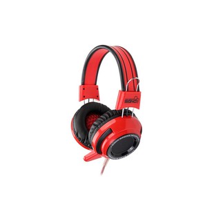 SIGNO GAMING HEADSET หูฟังเสียงดี หูฟังแบบครอบหู หูฟังมีไมค์ รุ่น HP-803R RED สีแดง