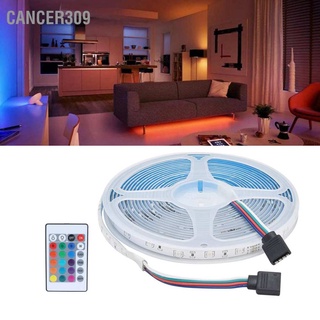 Cancer309 สายไฟ Led 300 ดวง Rgb 2835 16.4 ฟุต รีโมตคอนโทรล 24 คีย์ สําหรับบ้าน