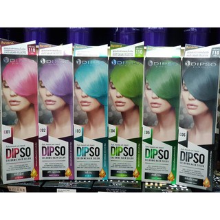 ดิ๊ ฟโซ่ คัลเลอร์มี แฮร์ คัลเลอร์ 110กรัม  DIPSO COLORME HAIR COLOR