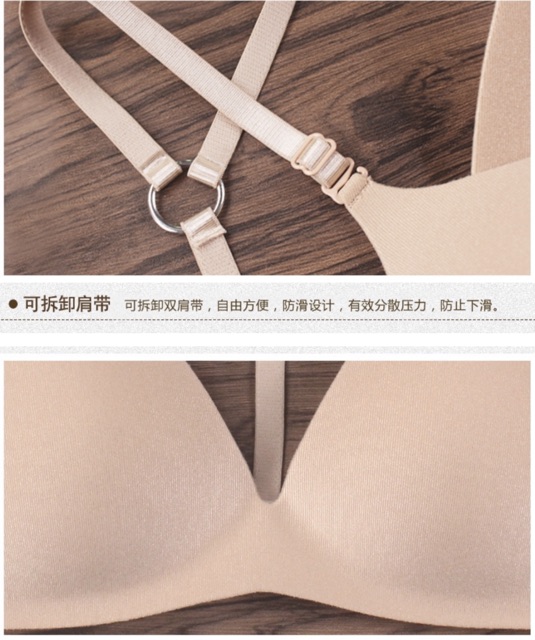 บราฟองน้ำ ไร้โครง โชว์หลัง Sexy สายปรับระดับได้ #K001 - รูปที่ 4