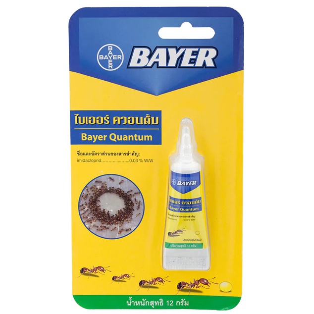Bayer Quantum 12 G เจลหยดกำจัดมด ขนาด 12 กรัม