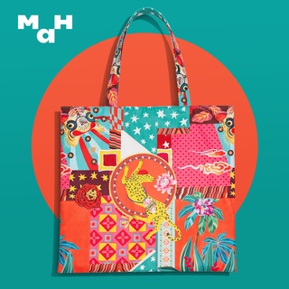 MAH bag กระเป๋าถือ 2021 ใหม่ original design กระเป๋าผ้าใบ tote bag แนวโน้มของนักเรียน travel กระเป๋าสะพายไหล่เกาหลี