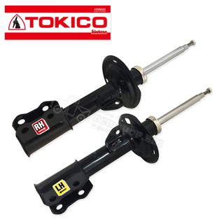 TOKICO โช้คอัพหน้า TOYOTA VIOS ปี2007-2012 แบบแก๊ส ข้างขวา-ซ้าย (B3317/B3318) 1คู่