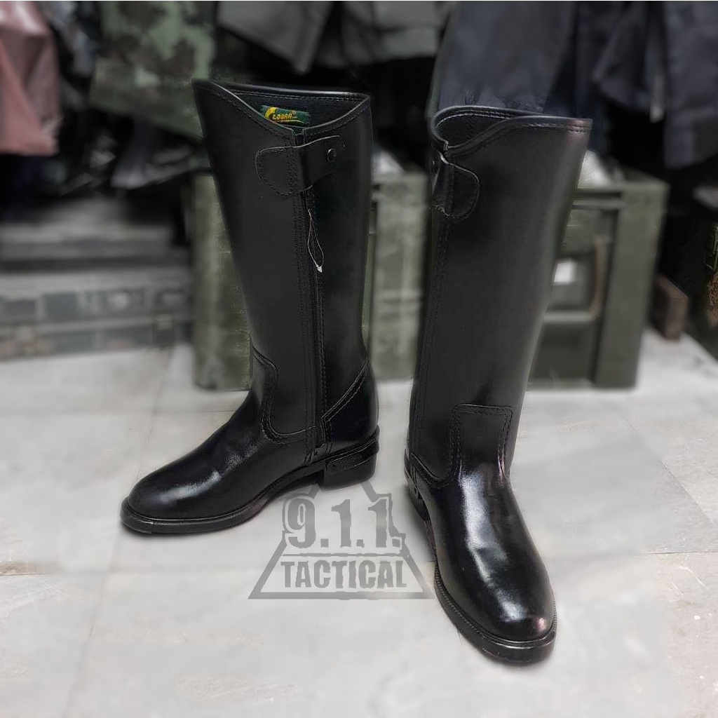 บุ๊ตจราจร Cobra ข้อยาว หนังแท้