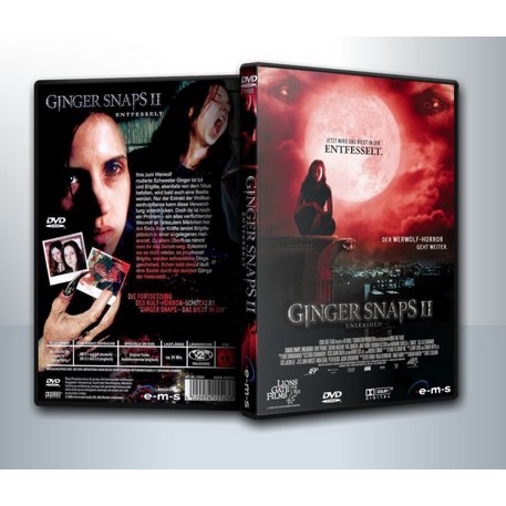 [ DVD Movie มีปก+สกรีนแผ่น-ไม่มีกล่อง ]  Ginger Snaps  หอนคืนร่าง 1 2 3