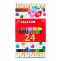 สีไม้คอลลีน COLLEEN 12 แท่ง 24 สี