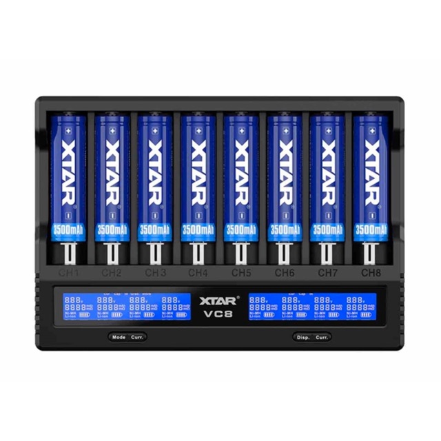 XTAR VC8 smart Li-ion Battery Charger