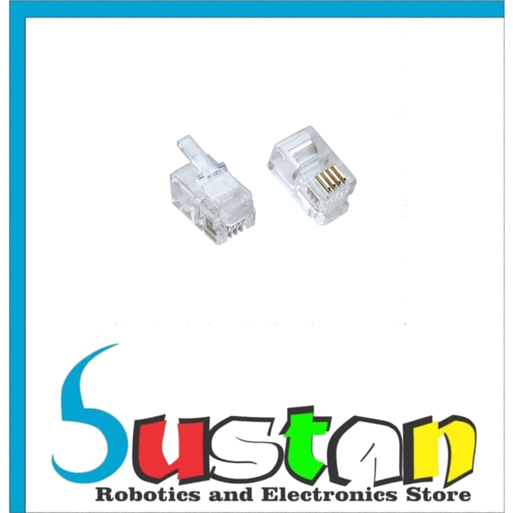 RJ9 4P4C TELEPHONE HANDSET 4P เสียงเชื่อมต่อ TELEPHONE CABLE RJ-9 CABLE