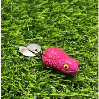 กบยาง 3.5 cm. ตัวเบ็ดเบอร์ 1 (กบยางเกล็ดมังกร)